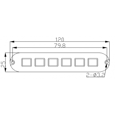 Lampa podwodna do jachtu SLP120 6 / 12 / 18 Watt